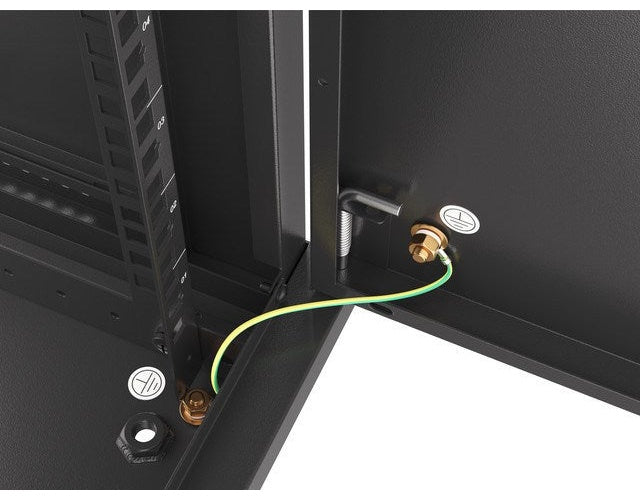 Lanberg WF01-6612-00B rack cabinet 12U Wall mounted rack Black afbeelding 4