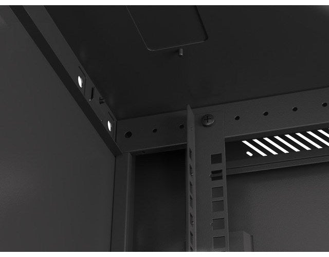 Lanberg WF01-6612-00B rack cabinet 12U Wall mounted rack Black afbeelding 6