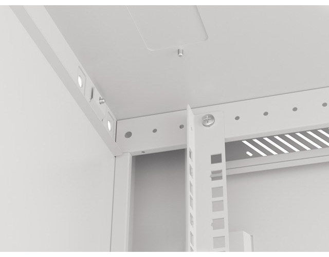 Lanberg WF01-6612-00S rack cabinet 12U Wall mounted rack Grey afbeelding 4