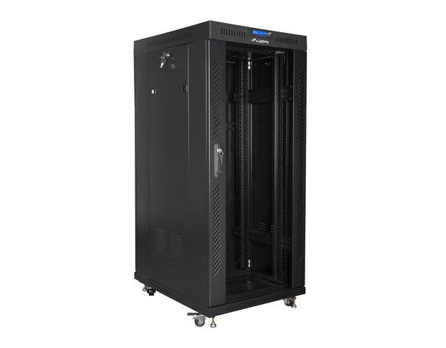Lanberg FF01-6827-12BL rack cabinet 27U Freestanding rack Black afbeelding 6