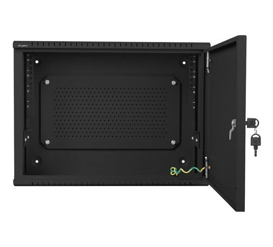 Lanberg WAF1-5203-04-00B rack cabinet 4U Wall mounted rack Black afbeelding 4