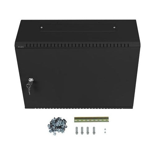 Lanberg WAF1-5203-04-00B rack cabinet 4U Wall mounted rack Black afbeelding 5