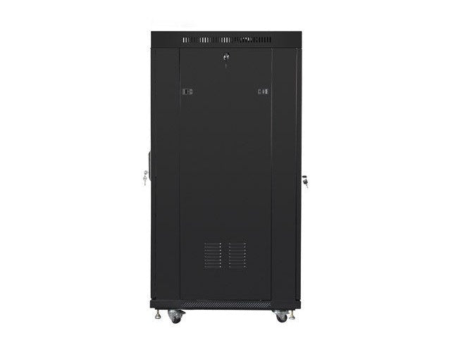 Lanberg FF01-8027-12BL rack cabinet 27U Freestanding rack Black afbeelding 3