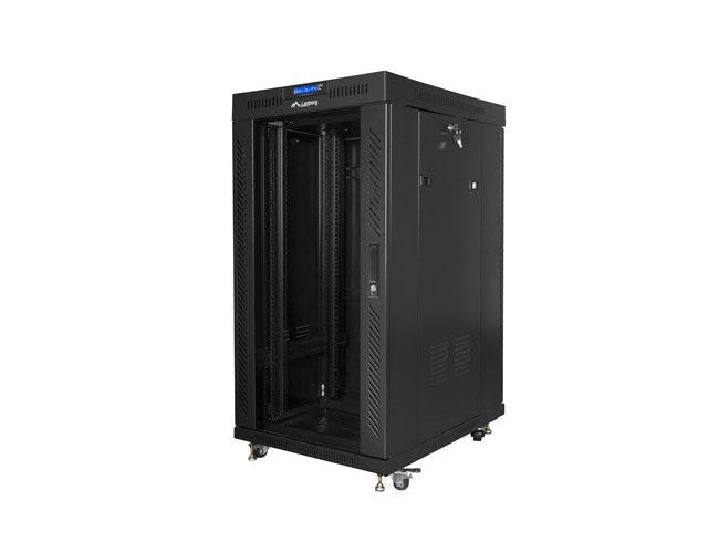 Lanberg FF01-8822-12BL rack cabinet 22U Freestanding rack Black afbeelding 6