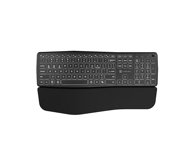 NATEC PORIFERA keyboard Home/Office Bluetooth QWERTY US International Black afbeelding 1