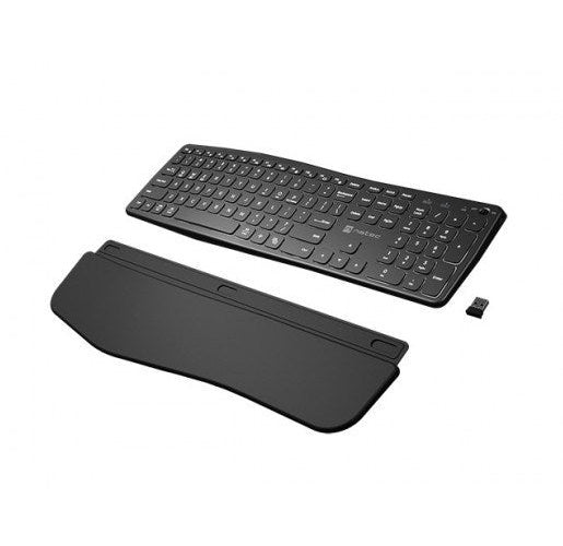 NATEC PORIFERA keyboard Home/Office Bluetooth QWERTY US International Black afbeelding 6