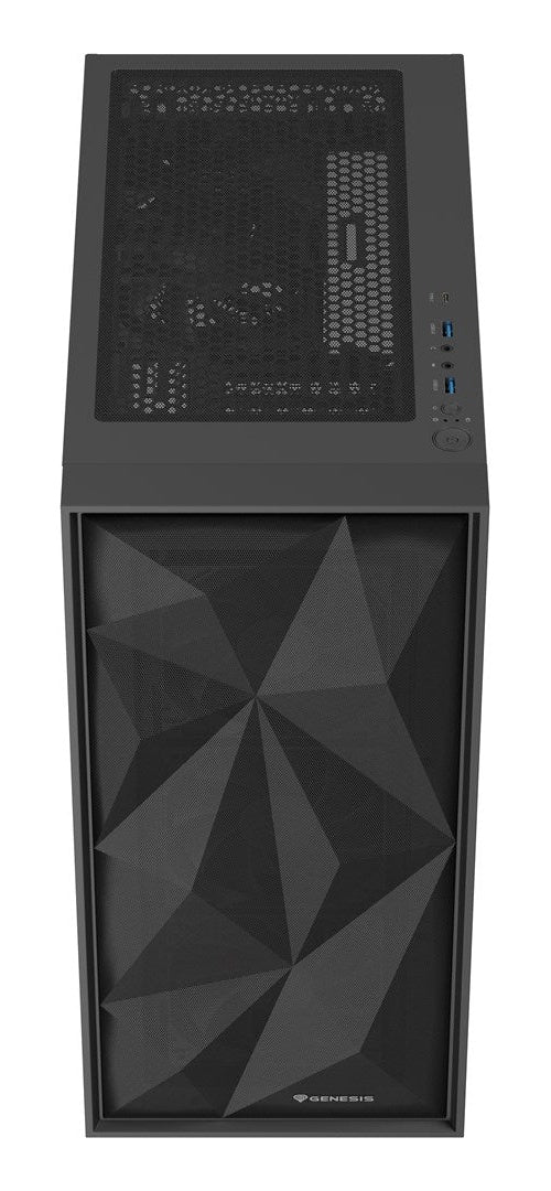 GENESIS DIAXID 605F MIDI TOWER CASE WITH USB-C WINDOW BLACK afbeelding 3