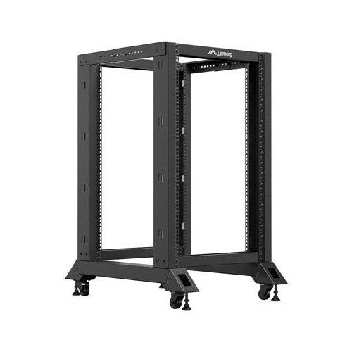OPEN RACK 18U 600X800 BLACK LANBERG afbeelding 1