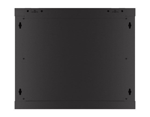 WALL-HUNG RACK CABINET 19  9U 600X450 BLACK PERFORATED DOOR LANBERG (FLAT PACK) afbeelding 3