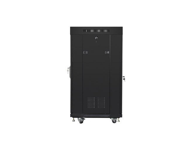 FLOOR-STANDING RACK CABINET 19  22U 600X600 BLACK PERFORATED LCD DOOR LANBERG (FLAT PACK) V2 afbeelding 5