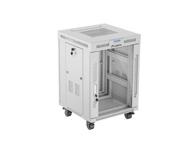 Lanberg FF01-6615-12SL rack cabinet 15U Freestanding rack Grey afbeelding 1