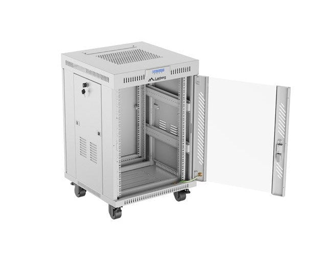 Lanberg FF01-6615-12SL rack cabinet 15U Freestanding rack Grey afbeelding 2