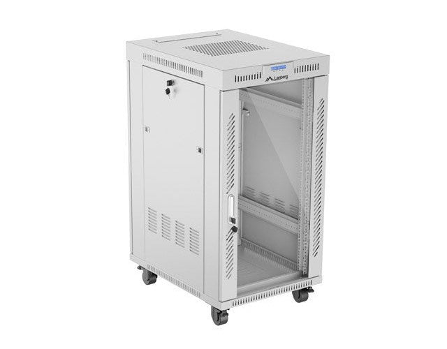 Lanberg FF01-6822-12SL rack cabinet 22U Freestanding rack Grey afbeelding 1