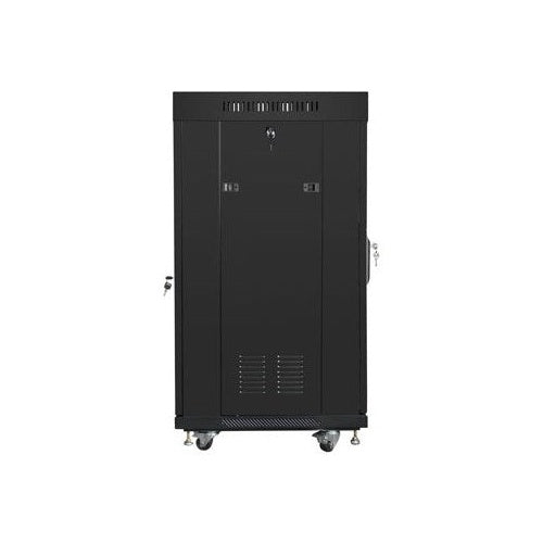 Lanberg FF01-6622-12BL rack cabinet 22U Freestanding rack Black afbeelding 5