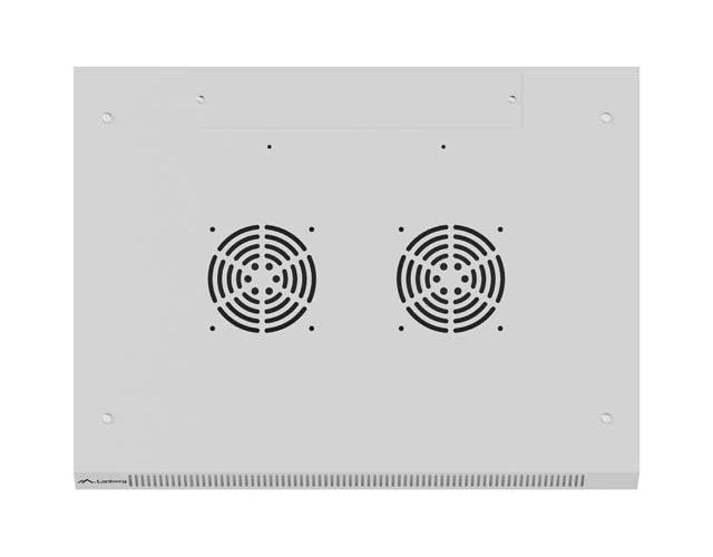 WALL-HUNG RACK CABINET 19  4U 600X450 GREY PERFORATED DOOR LANBERG (FLAT PACK) afbeelding 4