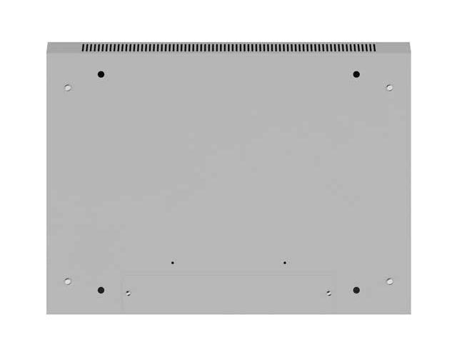 19  9U 600X 450 grey wall mount rack cabinet perfo afbeelding 2