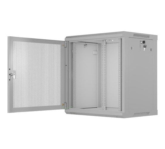 19 12U 600X450 Perforated Door Grey Rack Cabinet afbeelding 1