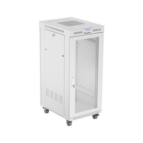Lanberg FF01-6827-23SL rack cabinet 27U Floor mounted rack Grey afbeelding 1