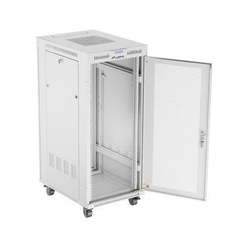 Lanberg FF01-6827-23SL rack cabinet 27U Floor mounted rack Grey afbeelding 2