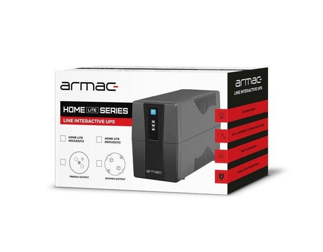 UPS ARMAC HOME LITE LINE-INT 2XSCHUKO HL850F/LEDV2 afbeelding 6