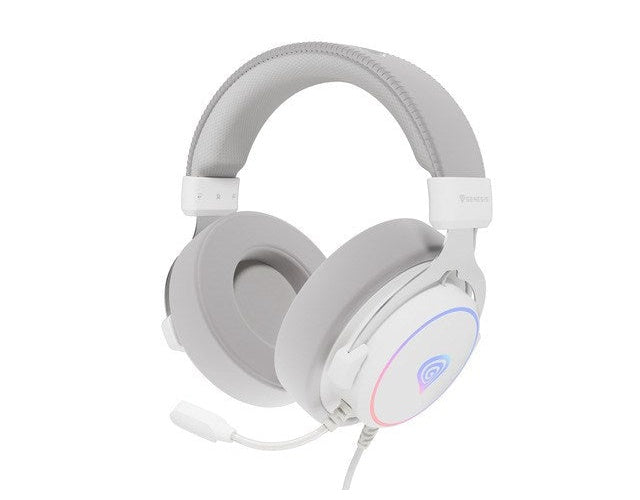 GENESIS Neon 764 Headset Wired Head-band Gaming USB Type-A White afbeelding 5