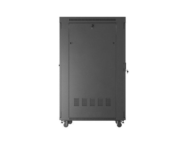 Rack cabinet 19  32U 600x1000 black perforated doo afbeelding 3