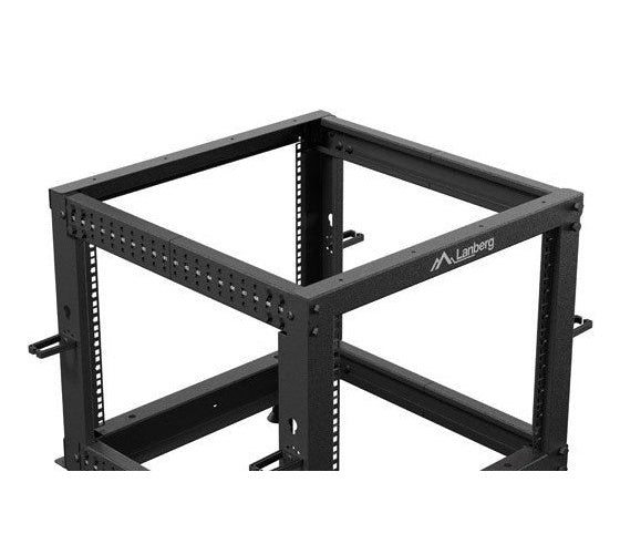 OPEN RACK 19  9U 600X600-1100 ADJ. BLACK LANBERG afbeelding 3
