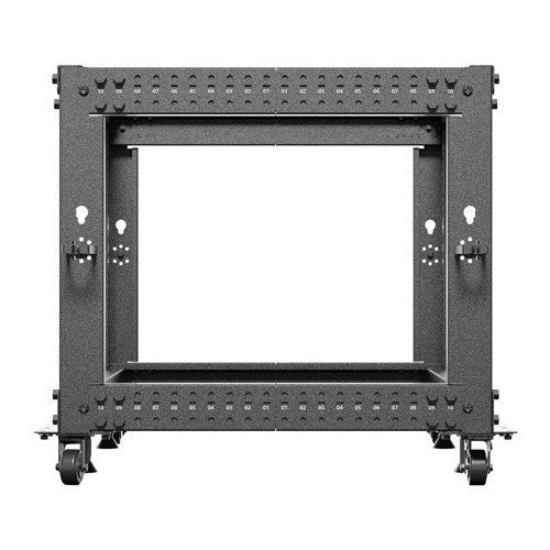 OPEN RACK 19  9U 600X600-1100 ADJ. BLACK LANBERG afbeelding 6