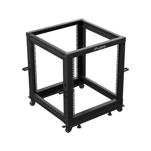 Lanberg OR01-6112-B rack cabinet 12U Freestanding rack Black afbeelding 4