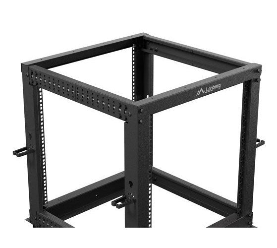 Lanberg OR01-6112-B rack cabinet 12U Freestanding rack Black afbeelding 6