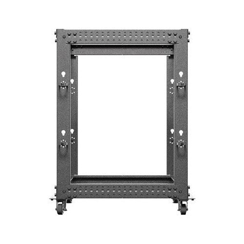 Open Rack 19  15U 600x600-1100 adjustable black afbeelding 4