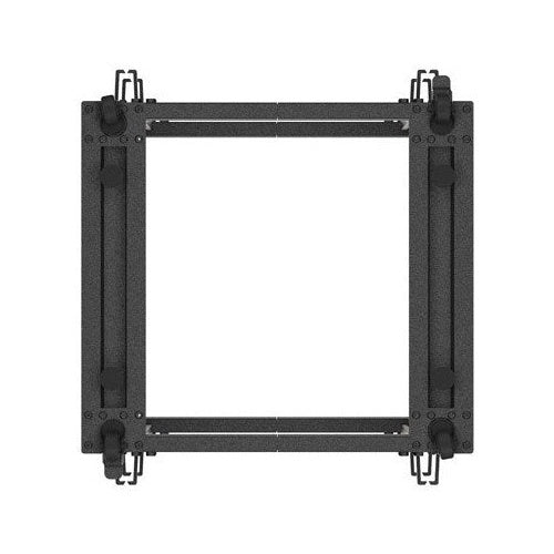 Open Rack 19  15U 600x600-1100 adjustable black afbeelding 6