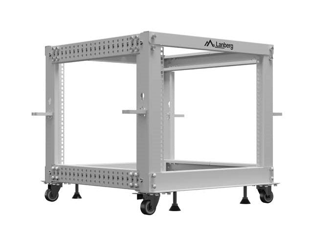 Rack 19  9U 600x600-1100 adj. gray afbeelding 1