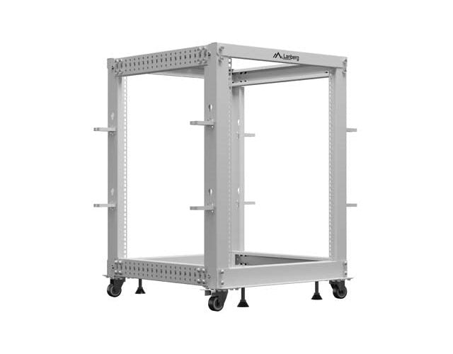 Rack cabinet 19  15U 600x600-1100 grey afbeelding 1