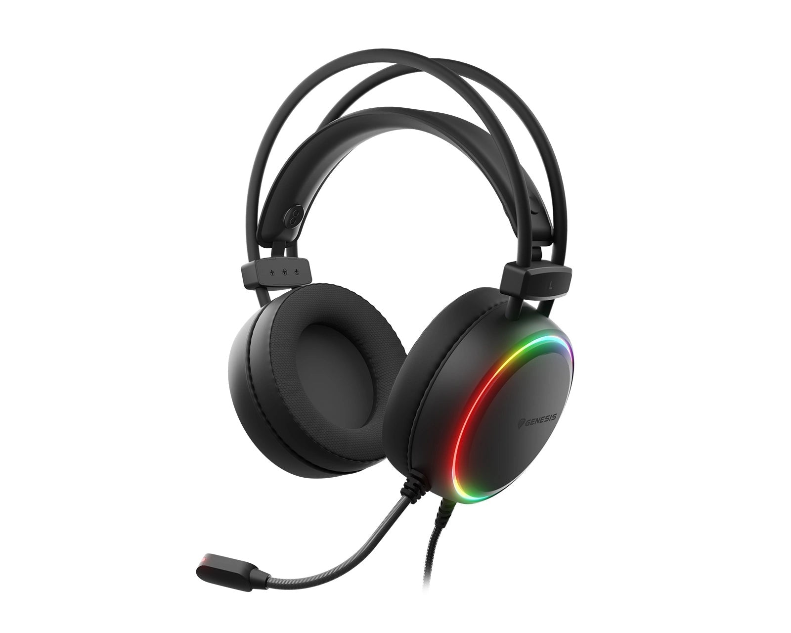 Genesis Gaming Headset NEON 613 G2 kabelgeb. schwarz RGB (NSG-2307) - 5901969449242 - afbeelding 1