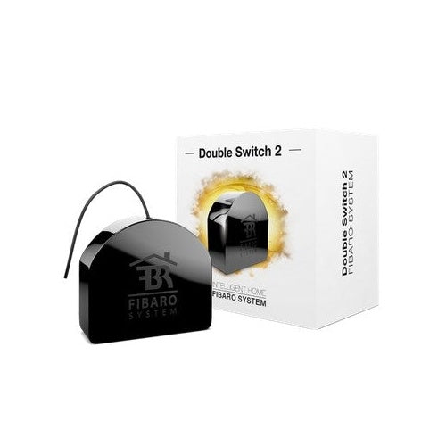 Fibaro Relais Unterputzeinsatz (2 x 1,5 kW) + Messfunktion (FIBEFGS-223) afbeelding 1