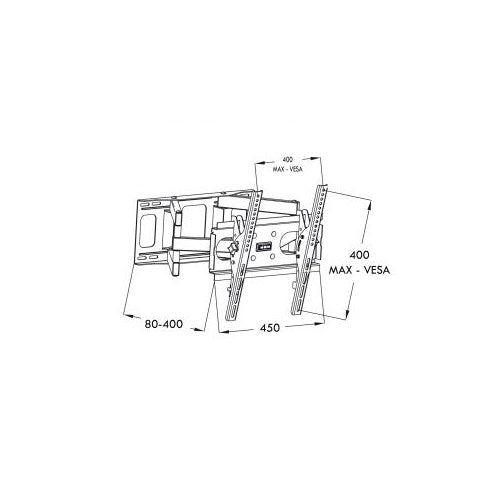 ART RAMT AR-51 TV mount afbeelding 6