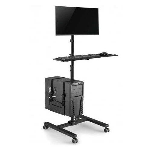 Maclean professional stand  mobile computer station on wheels  max 17 -32   max 20kg  MC-793 afbeelding 1