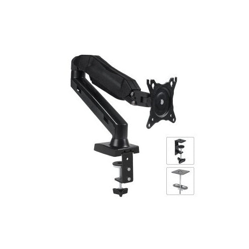 Maclean MC-860 monitor mount / stand 68.6 cm (27 ) Black Desk afbeelding 1