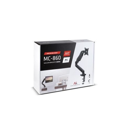 Maclean MC-860 monitor mount / stand 68.6 cm (27 ) Black Desk afbeelding 5
