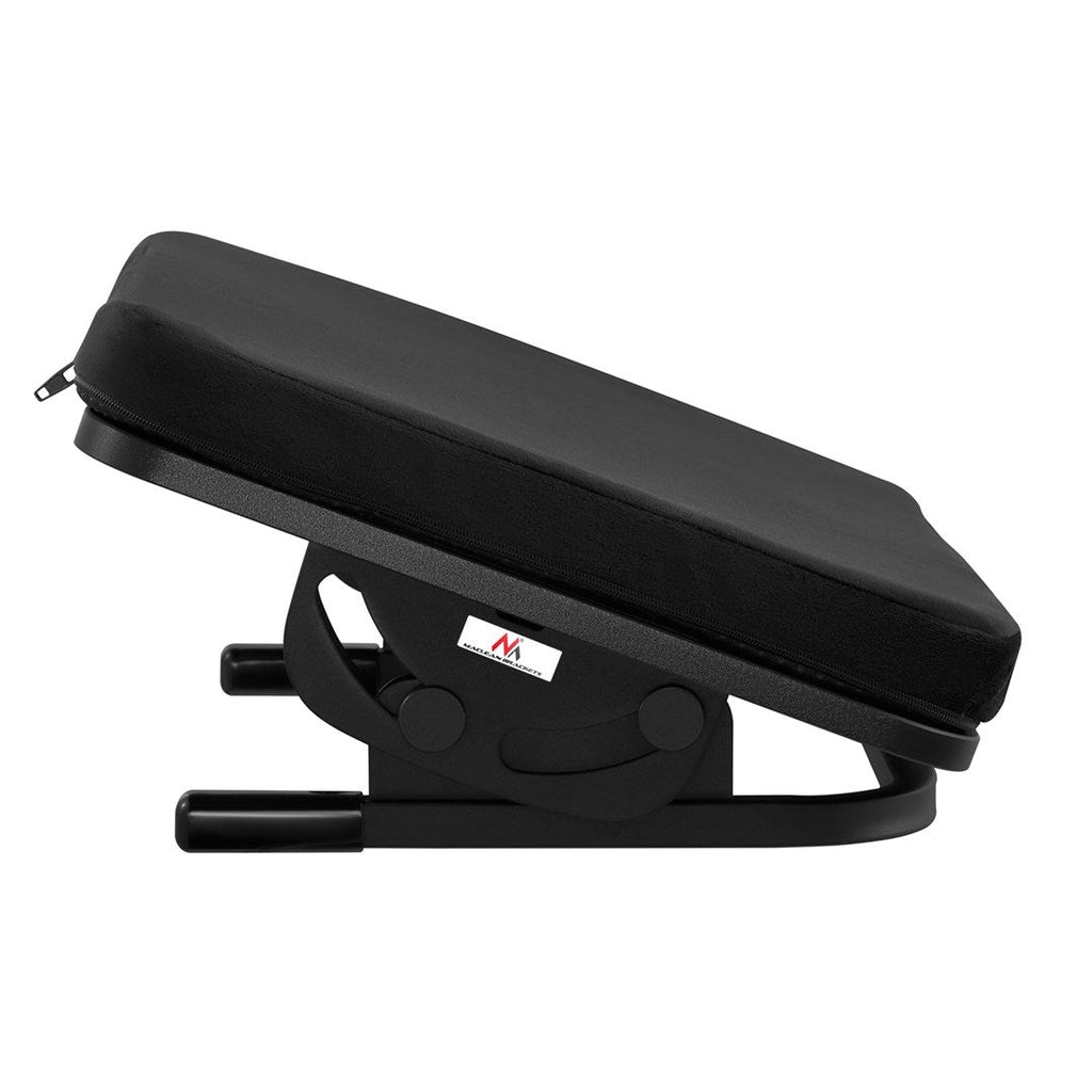 Maclean MC-460 Ergonomic Footrest Leg Foot Rest Infinitely Adjustable Angle Under Desk Removable Cushion Cushioned afbeelding 1