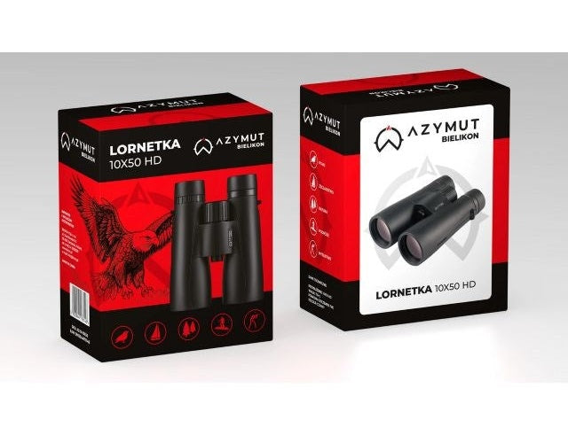 Lornetka AZYMUT Bielikon 10x50 HD afbeelding 3