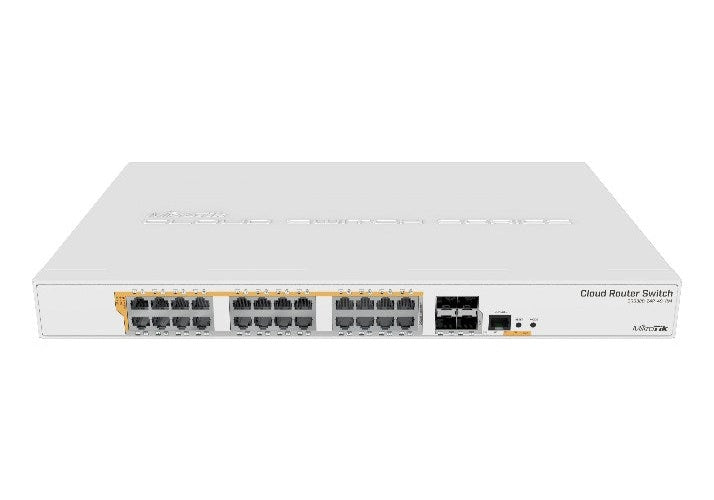 Mikrotik CRS328-24P-4S+RM network switch Managed L2/L3 Gigabit Ethernet (10/100/1000) Power over Ethernet (PoE) 1U White afbeelding 1