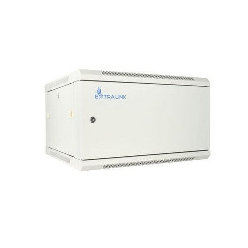 Extralink 6U 600x600 ASP Grey | Rack cabinet | wall-mounted  solid sheet metal door afbeelding 1