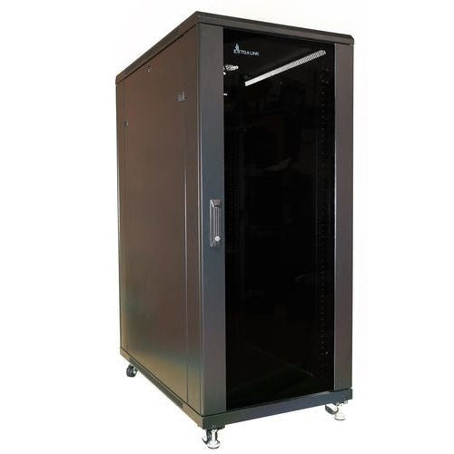Extralink Rackmount cabinet 32U 600x600 Black standing afbeelding 2