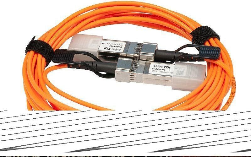 Mikredik - 10GBase Direktanschlusskabel - SFP+ (M) zu SFP+ (M) - 5,0m - aktiv (MT S+AO0005) afbeelding 1