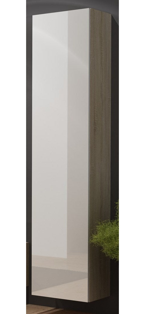 Cama Full cabinet VIGO '180' 180/40/30 sonoma/white gloss afbeelding 1