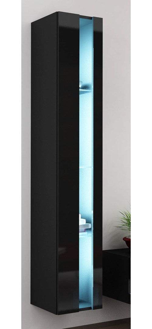 Cama Shelf unit VIGO NEW 180/40/30 black/black gloss afbeelding 5