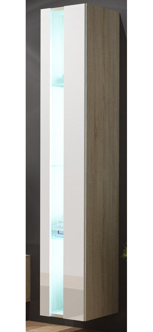 Cama Shelf unit VIGO NEW 180/40/30 sonoma/white gloss afbeelding 4