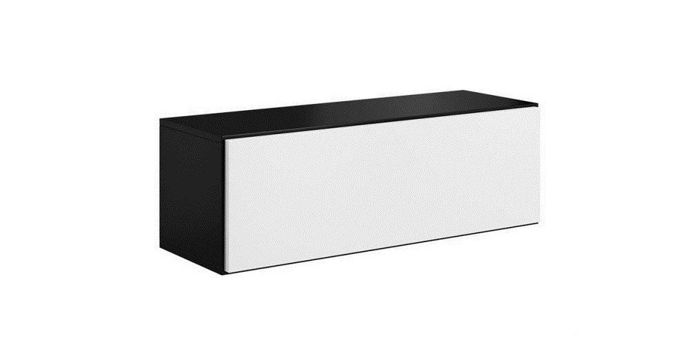 Cama full storage cabinet ROCO RO1 112/37/39 black/black/white afbeelding 2